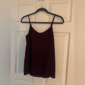 Maroon Layering Top